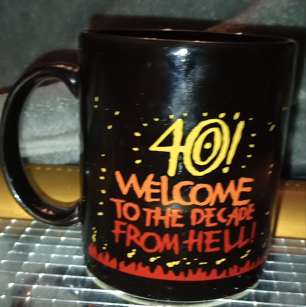 Black Mug From Shoe Box Greetings.